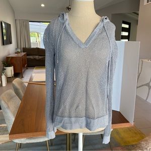 Michael Kors metallic silver mesh tunic